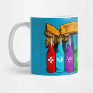 Zombie Perks Top Shelf Perkaholic on Teal Mug